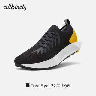 Allbirds 【好货】【41码】男女跑鞋一脚蹬休闲鞋船鞋芭蕾鞋 Tree Flyer 22年-银蕨 41 女码