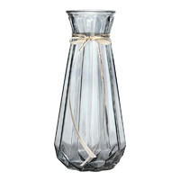 若花 特大号玻璃花瓶透明水养富贵竹百合转运花瓶客厅插花欧式花瓶摆件