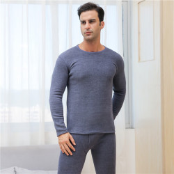 fenteng芬腾800g套装保暖内衣男士套装加绒加厚羊羔绒秋衣秋裤男打底