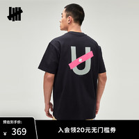 UNDEFEATED 新品宽松经典ICON短袖T恤宽松潮流男装半袖t恤 黑色 S