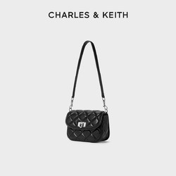 CHARLES & KEITH CHARLES&KEITH24春夏新款CK2-80782260菱格多用单肩腋下包小方包