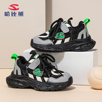 哈比熊（HOBIBEAR）男童鞋老爹鞋2024春秋新款儿童运动鞋网面透气女童休闲鞋韩版潮鞋 单层 GS8086