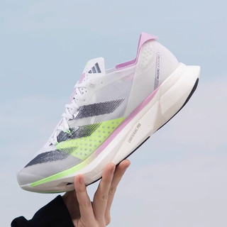 阿迪达斯（adidas）男女鞋2024春季休闲运动跑步鞋IG6443 白/粉/绿IG6444 45 白/粉/绿|IG6444