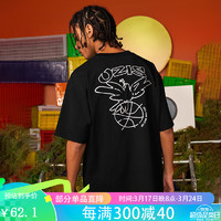有志者（UZI）针织运动男美式潮流篮球纯棉休闲T恤[和平鸽] 预售 