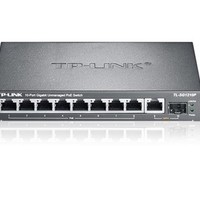 TP-LINK 普联 TL-SG1210P 全千兆以太网PoE交换机8口千兆交换机升级款