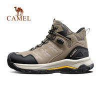 CAMEL 骆驼 登山鞋男士冬季防滑防水加绒专业徒步鞋高帮越野跑运动户外鞋