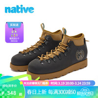 native24年春夏幸运数字系列户外欧包靴防水增高亲子马丁靴 黑色幸运数字橄榄棕 33 黑色|幸运数字|橄榄棕