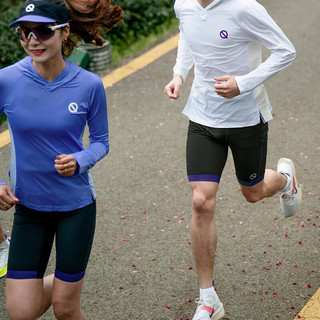 QINKUNG轻功 进阶薄款五分紧身裤 马拉松跑步短裤 男款（紧身版型） 女款 烤栗棕 L