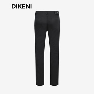 迪柯尼（DIKENI）品牌男装五袋裤2024春亲肤易打理高品质棉弹休闲裤 黑色 32/80A