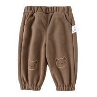 88VIP：欢喜小熊 宝宝裤子时尚婴儿可爱外出休闲保暖长裤可开档秋冬季童装