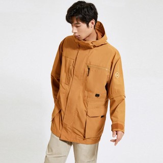 KOLON SPORT 可隆户外休闲衣男款防泼水上衣抗撕裂外套可脱袖夹克