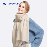 LENGKEORL 凌克 羊毛围巾女士冬季老人长辈妈妈新年礼物女朋友实用围脖送女生实用