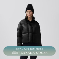 CANADA GOOSE 12期免息：加拿大鹅（Canada Goose）Cypress女士短款羽绒服休闲外套大鹅羽绒服 2256W 61 黑色 L