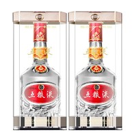 WULIANGYE 五粮液 普五第八代五粮液 浓香型白酒 39度 500mL 2瓶 双支装