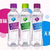 WAHAHA 娃哈哈 苏打水350ml*24瓶整箱0糖0卡非矿泉水微甜弱碱性无汽饮料