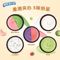OREO 奥利奥 夹心饼干白桃乌龙冰淇淋多种口味休闲食品零食小吃388g