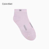 Calvin Klein Jeans24春夏女士拼色条纹提花舒适运动休闲袜子LS000355 540-薰衣草紫 OS