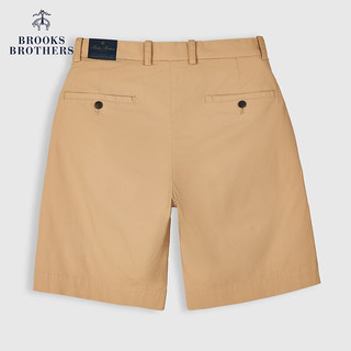 布克兄弟（BrooksBrothers）男士24早春Supima棉微弹多口袋短裤 B275-卡其色 30