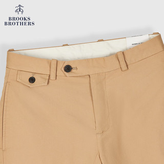 布克兄弟（BrooksBrothers）男士24早春Supima棉微弹多口袋短裤 B275-卡其色 30