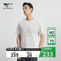  SEPTWOLVES/七匹狼 舒适透气 男士T恤  190/104A/XXXXL