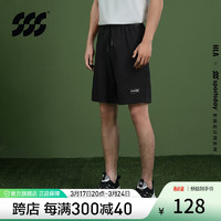 HLA海澜之家短裤24新SPORTSDAY马术运动短裤男夏HKMCW2W024A 黑色47 170/80A