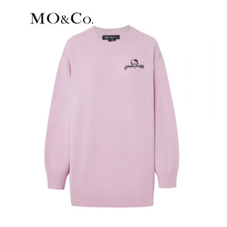 MO&Co.【福利】【美丽诺绵羊毛】Hello Kitty系列毛衣针织上衣 芭比粉色 S/160