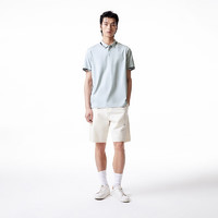 杰克·琼斯（JACK&JONES）夏季常规版型休闲简约logo刺绣翻领短袖Polo衫224206029 浅蓝灰C42 常规 浅蓝灰C42 165/88A/XS