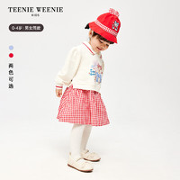 Teenie Weenie Kids小熊童装24早春男女宝宝可爱兔耳遮阳渔夫帽 蓝色 FRE