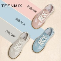 TEENMIX 天美意 复古阿甘德训鞋运动鞋女鞋子板鞋休闲小白鞋新款AI023CM3