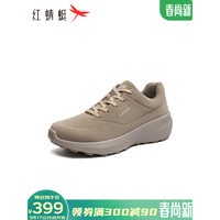 红蜻蜓 男鞋2024休闲运动鞋轻便户外慢跑鞋DM036040 浅咖啡色 42