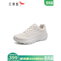 红蜻蜓 男鞋2024休闲运动鞋轻便户外慢跑鞋DM036040 白色 43