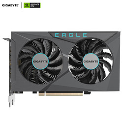 GIGABYTE 技嘉 3050显卡 猎鹰 GeForce RTX 3050 EAGLE OC 6G 电竞游戏设计智能学习电脑独立显卡