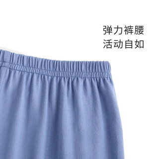 Classic Teddy精典泰迪男女通防蚊裤儿童裤子中小童装夏季长裤夏2 蓝灰 100