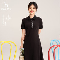 HAZZYS 哈吉斯 夏季修身纯棉POLO连衣裙