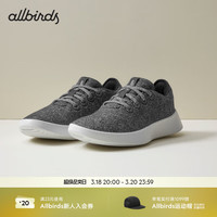 Allbirds Wool Runner 2 春羊毛休闲鞋第2代透气男女运动鞋 深灰色 41 女码