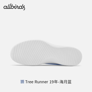 Allbirds 【好货】【44码】男子跑鞋休闲鞋船鞋一脚蹬 Tree Runner 19年-海月蓝 44 男码（偏大）