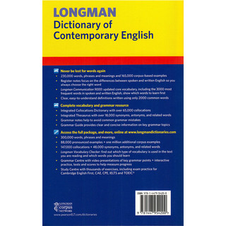 Longman Dictionary朗文当代英文词典第6版 英文原版工具书