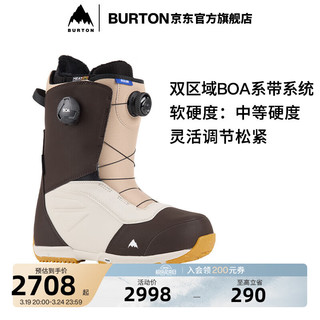 BURTON伯顿23-24雪季男士RULER BOA滑雪鞋高手加宽单板214261 21426104200 10.5