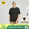 CAT卡特24春夏新品男户外休闲水洗效果logo设计T恤 