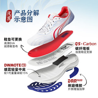 Do-WIN 多威 征途2 运动鞋男女跑步鞋中考体测鞋碳板透气体育生田径训练跑鞋