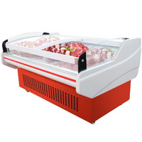 NGNLW 鲜肉柜商用熟食展示柜超市冰鲜台冷柜蔬菜水果保鲜冰柜海鲜冷藏柜   直冷标准款1.5米 