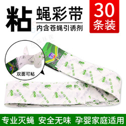 JIUHANG 九行 粘蝇板粘蝇条 粘苍蝇彩带 粘飞虫挂条粘捕苍蝇纸30条