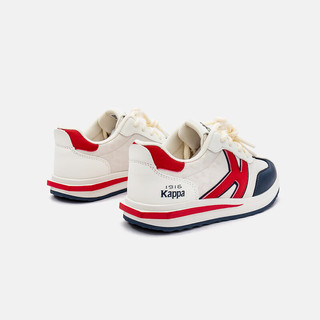 Kappa Kids卡帕童鞋男童鞋2024春季运动鞋女童百搭时尚休闲鞋儿童跑步鞋 红色 37码 适合脚长约229mm