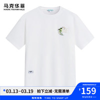  MARK FAIRWHALE/马克华菲 立体刺绣 男士短袖T恤