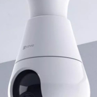 EZVIZ 萤石 C8b灯座款4G网络300万全景无线智能摄像头家用手机远程监控