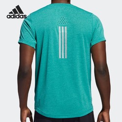 adidas 阿迪达斯 官方正品男子透气运动健身训练短袖T恤 HF4205