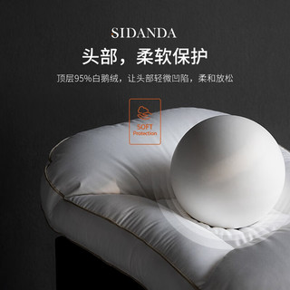 家装季：SIDANDA 诗丹娜 分区护颈枕 通用款 约6cm