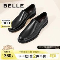 BeLLE 百丽 正装皮鞋男鞋新品商场同款一脚蹬真皮商务休闲鞋婚鞋B3GK7CM1