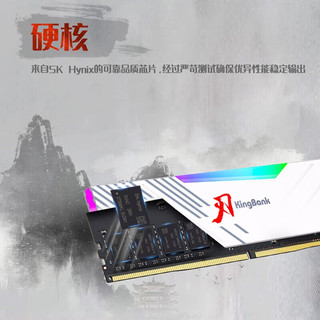 金百达 金百达（KINGBANK）刃系列RGB灯条 16G DDR4 3600 台式机电脑内存条 刃 RGB灯条16G(8×2) 3200 三星颗粒