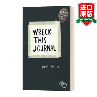 Wreck This Journal 英文原版 做了这本书 创意书 英文版 进口英语原版书籍